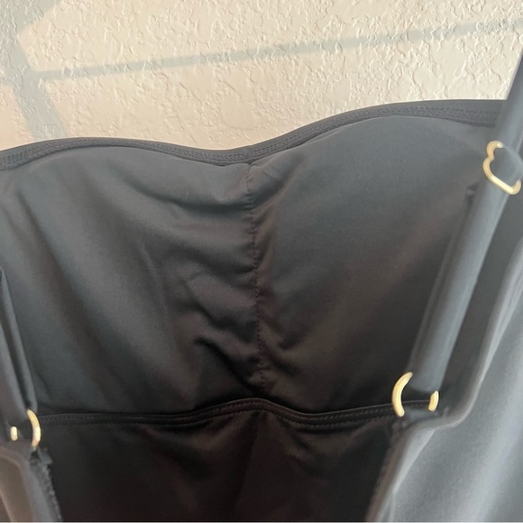 RELLECIGA BLACK ONE PIECE WOMEN SWIMSUIT SIZE SMALL BRAND NEW - Picture 7 of 7